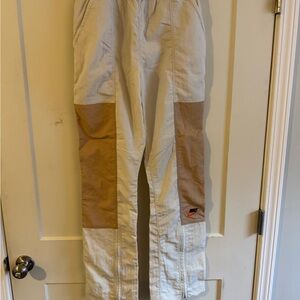 Nike Women’s Cargo Pants in Tan and Cream